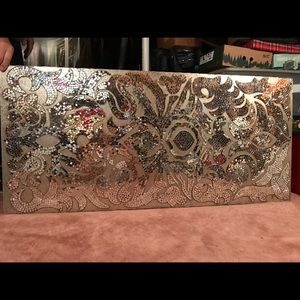 Champagne Mirrored Damask Panel